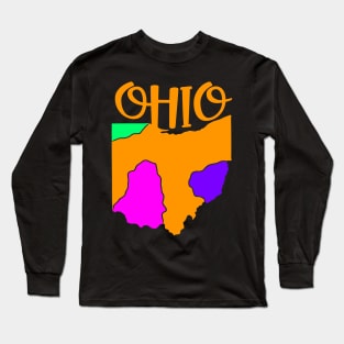 USA state: ohio Long Sleeve T-Shirt